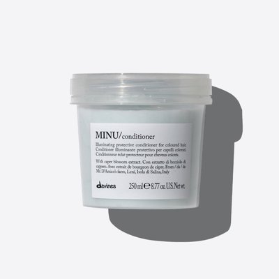 MINU Сonditioner Кондиціонер для блиску та збереження кольору фарбованого волосся Essential Haircare Davines, 250 мл