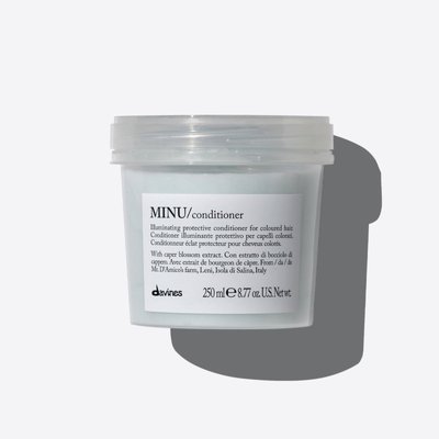 MINU Сonditioner Кондиционер для блеска и сохранения цвета окрашенных волос Essential Haircare Davines, 250 мл