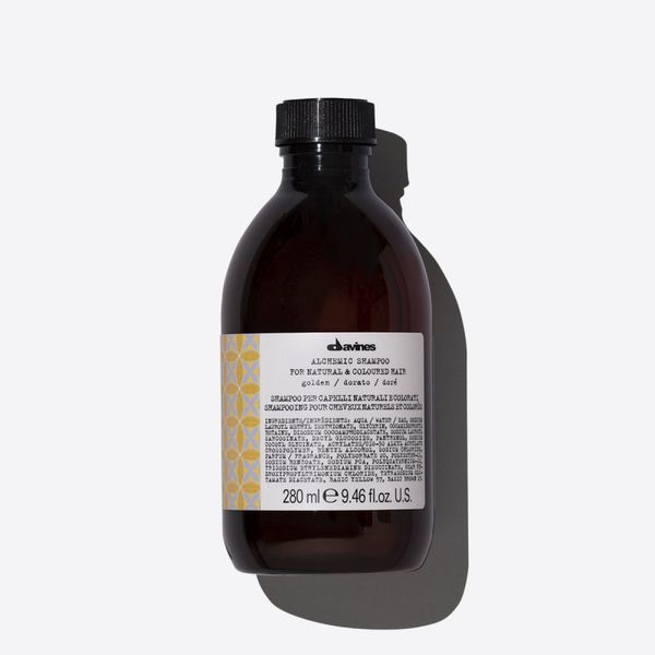 ALCHEMIC Shampoo Шампунь с прямыми пигментами для усиления цвета волос золотой Davines, 280 мл