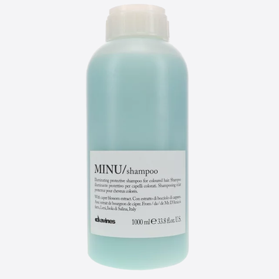 MINU Shampoo Шампунь для блеска и сохранения цвета окрашенных волос Essential Haircare Davines, 1000 мл