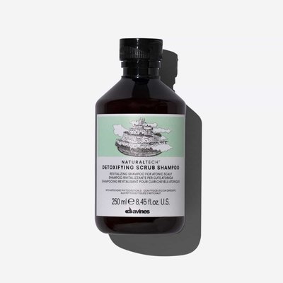 DETOXIFYING scrub Shampoo Скраб-шампунь для детоксу атонічної шкіри голови Naturaltech Davines, 250 мл