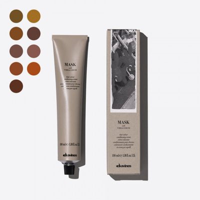 Mask with Vibrachrom M6 Темный теплый блонд Davines крем-краска для перманентной покраски