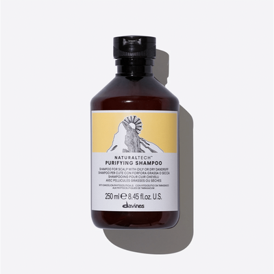 PURIFYING Shampoo Очищувальний шампунь проти сухої або жирної лупи Naturaltech Davines, 250 мл