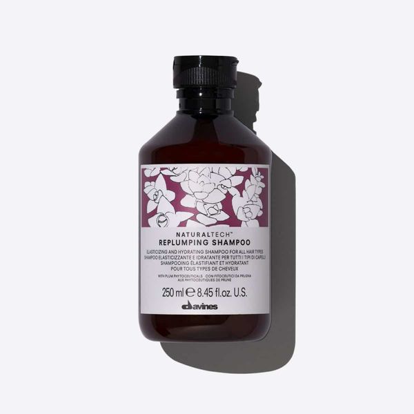 REPLUMPING Shampoo Увлажняющий шампунь для уплотнения волос Naturaltech Davines, 250 мл