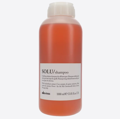 SOLU Shampoo Шампунь для глубокой очистки всех типов волос Essential Haircare Davines, 1000 мл